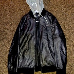 Empyre - Leather Jacket x Hoodie